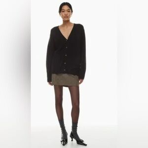 Aritzia Wilfred Cashmere V-Neck Cardigan